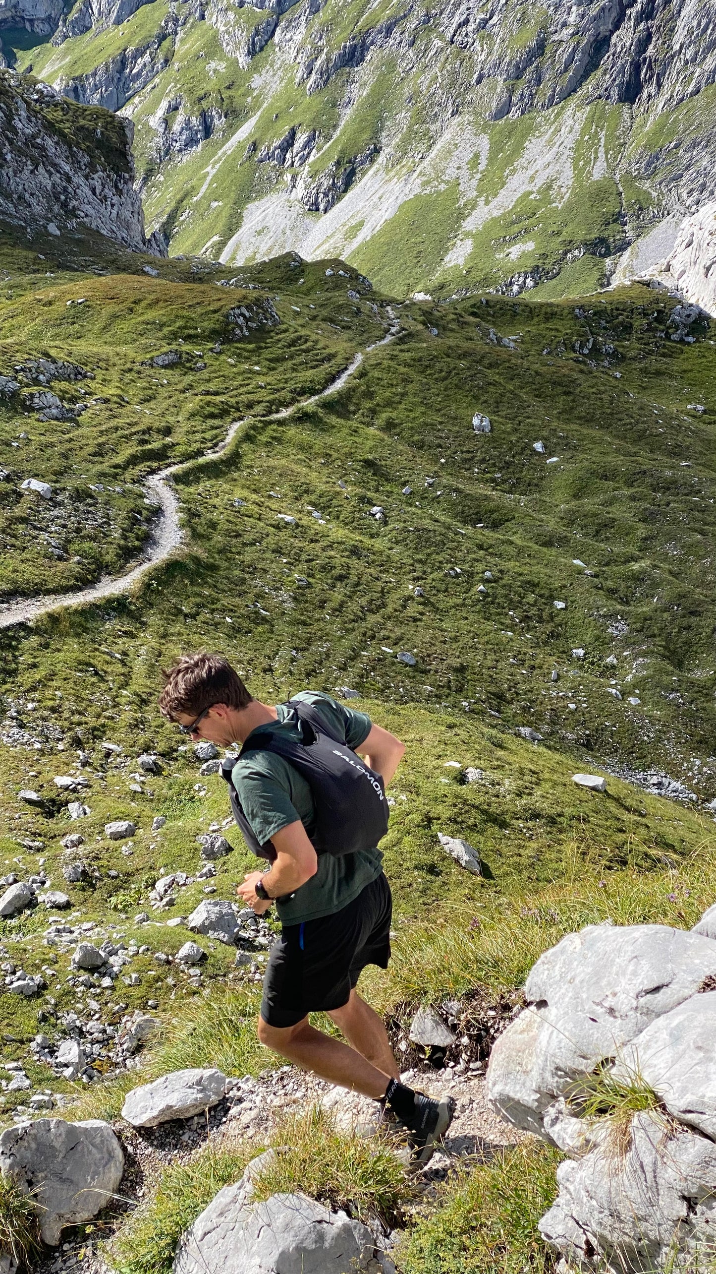 Beginnerstocht trailrunning Innsbruck met gidsen Stefan & Nicky