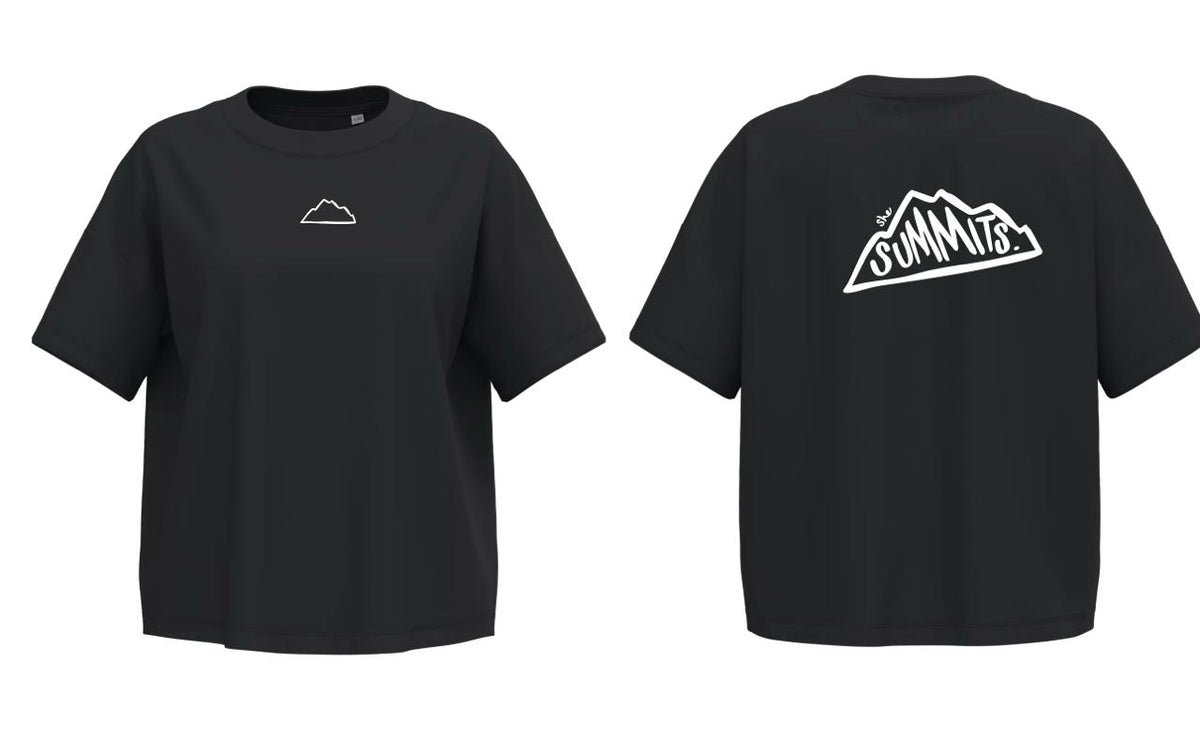Dames T-shirt She Summits - Rood