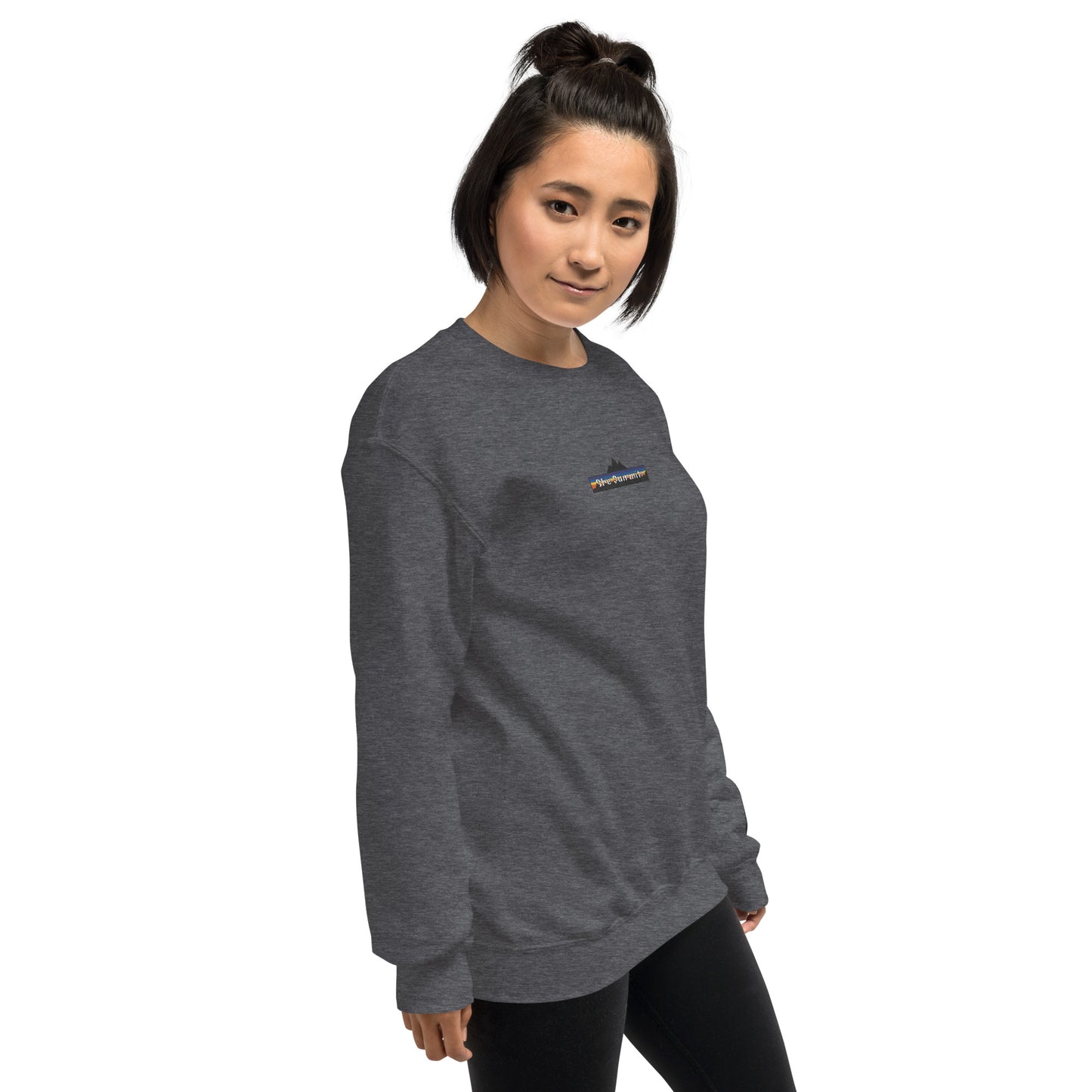 Uniseks sweatshirt - She Summits - Hike more worry less