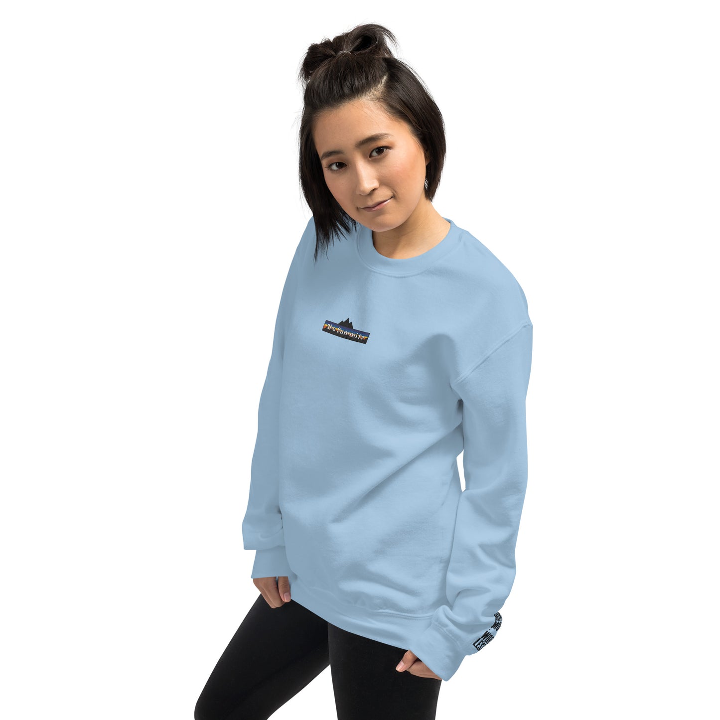 Uniseks sweatshirt - She Summits - Hike more worry less