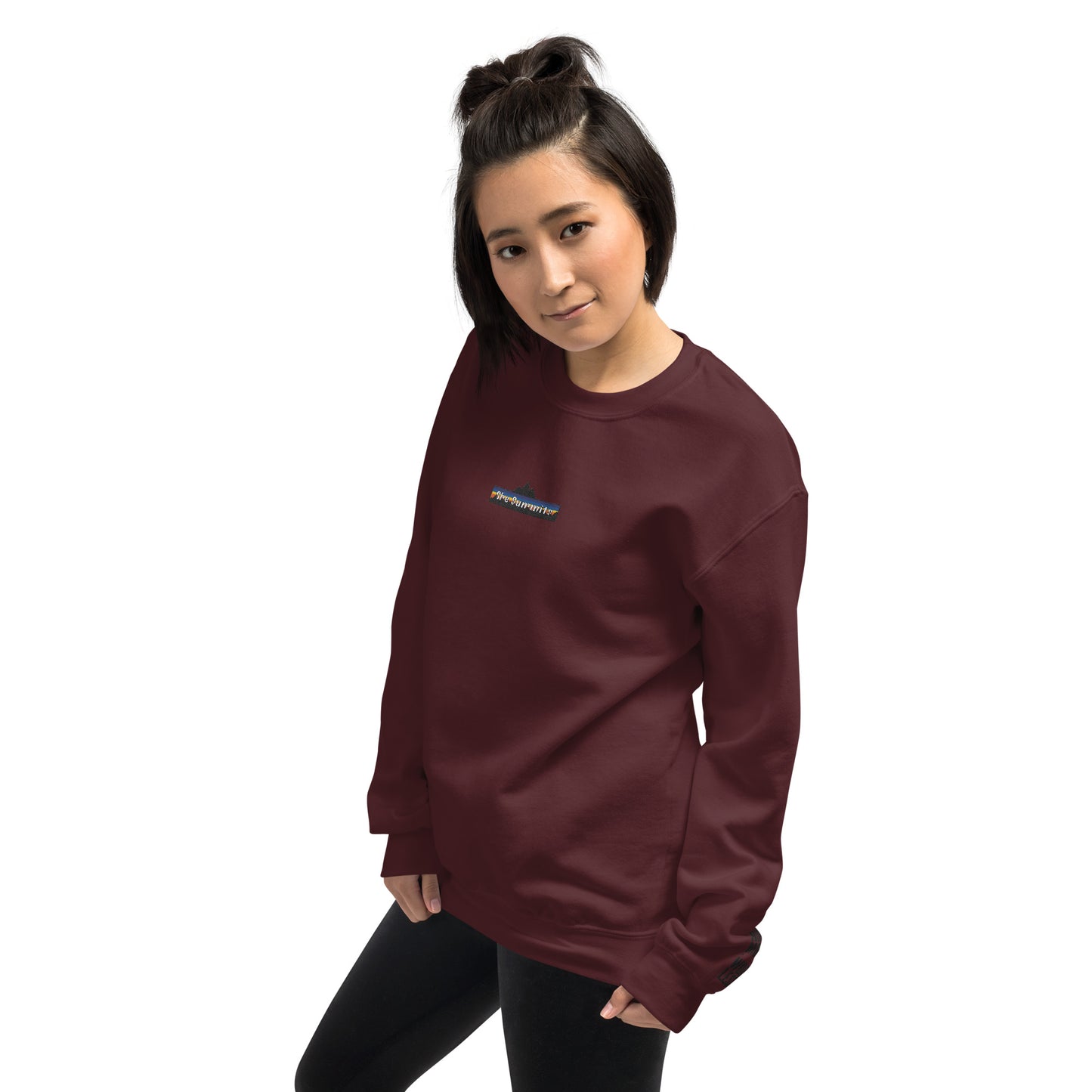 Uniseks sweatshirt - She Summits - Hike more worry less