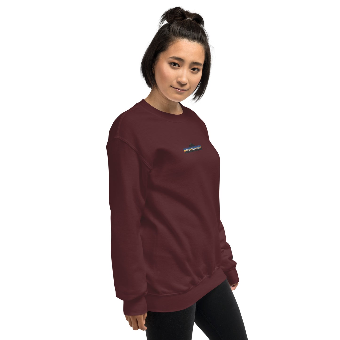 Uniseks sweatshirt - She Summits - Hike more worry less