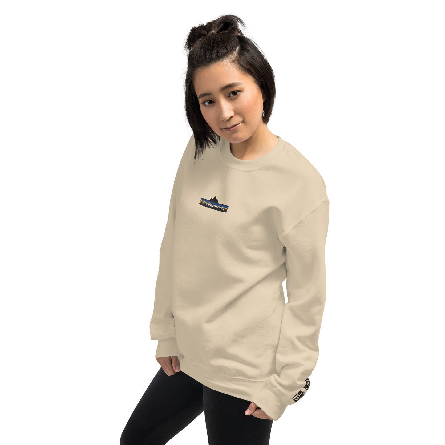 Uniseks sweatshirt - She Summits - Hike more worry less